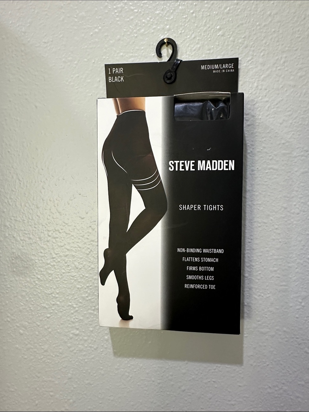 Steve Madden Black Shaper Tights